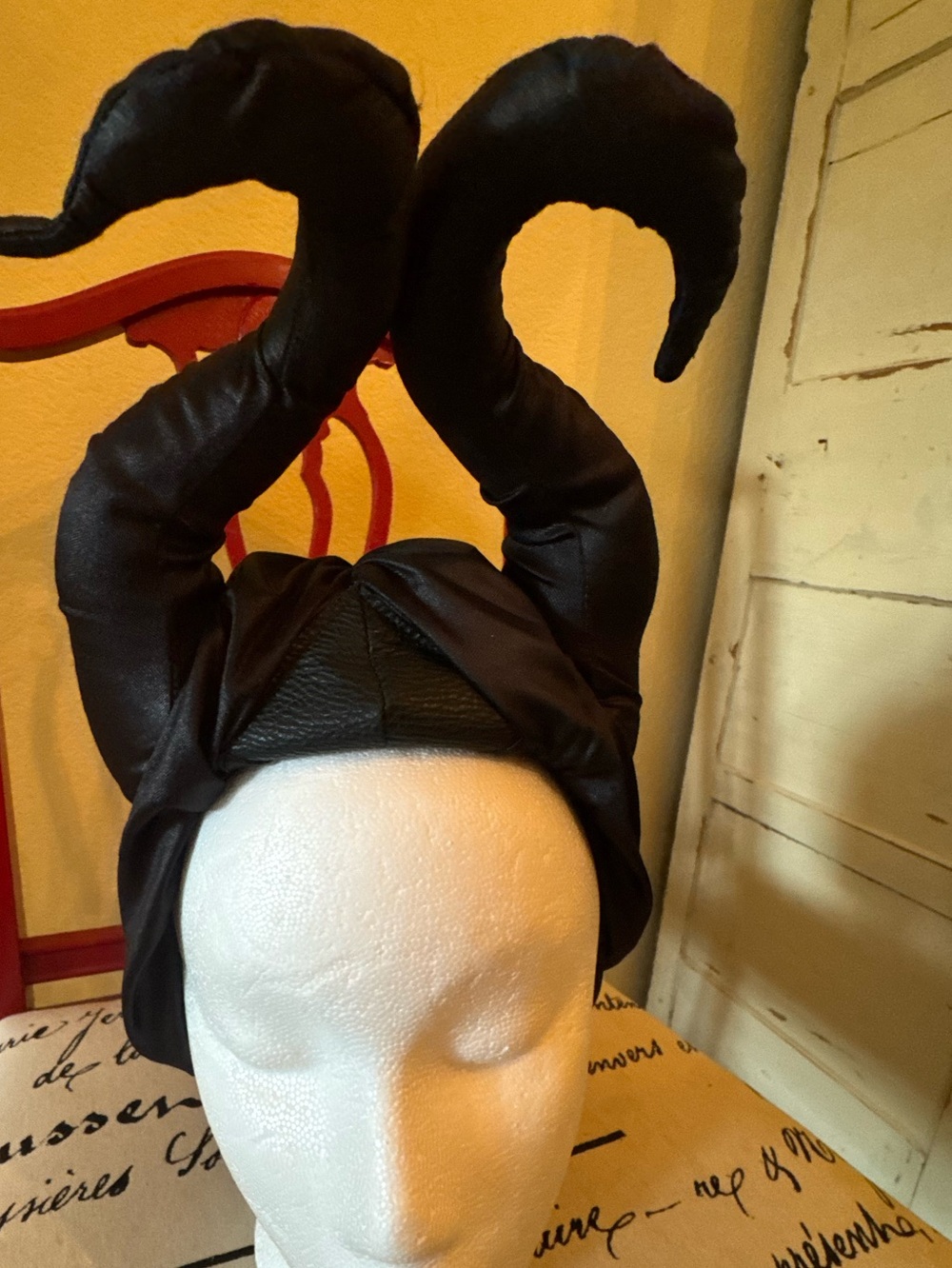 Disney Maleficent Head Dress Hat Adult One Size Fits Most